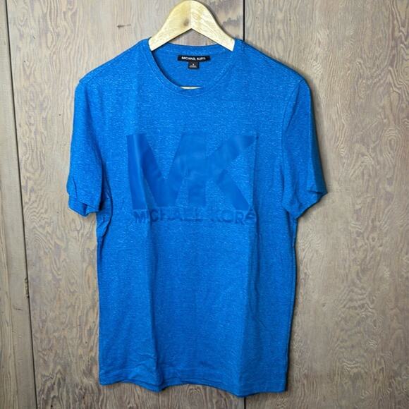 Michael Kors Other - NWT Michael Kors Mens Blue Logo Short Sleeved T-Shirt Size Small